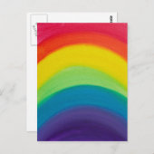 Regenboog Briefkaart (Voorkant / Achterkant)