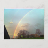 Regenboog!! Briefkaart (Voorkant)