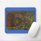 Regenboog Brite Muismat (Met muis)