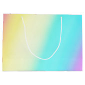  regenboog bruiloft gepersonaliseerd groot cadeauzakje (Achterkant)