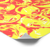 Regenboog bubbelplastic pop art poster (Hoek)