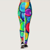 Regenboog Bubbles Leggings (Achterkant)