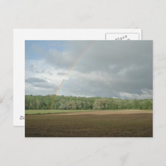 Regenboog buiten St. Clair, MO Briefkaart (Voorkant / Achterkant)