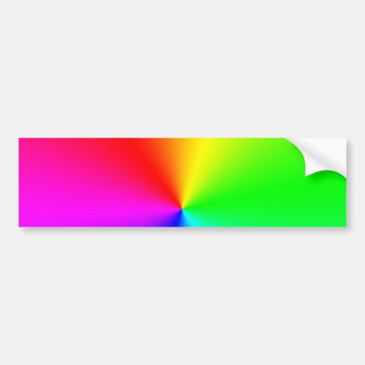 Regenboog Bumpersticker (Voorkant)
