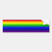 Regenboog Bumpersticker (Voorkant)