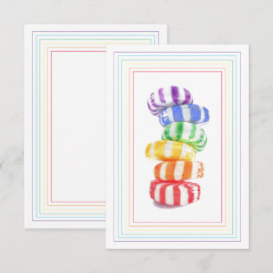 REGENBOOG CANDY 3.5x5 Platte Kaart