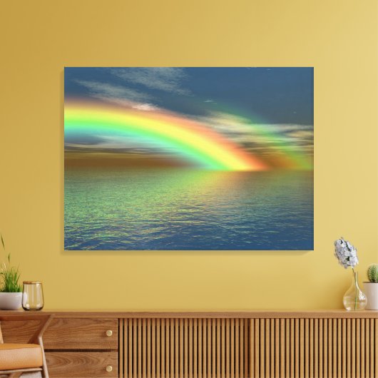 Regenboog Canvas Afdruk (Insitu (Woonkamer))