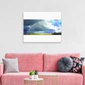 Regenboog Canvas Afdruk (Insitu (Woonkamer))