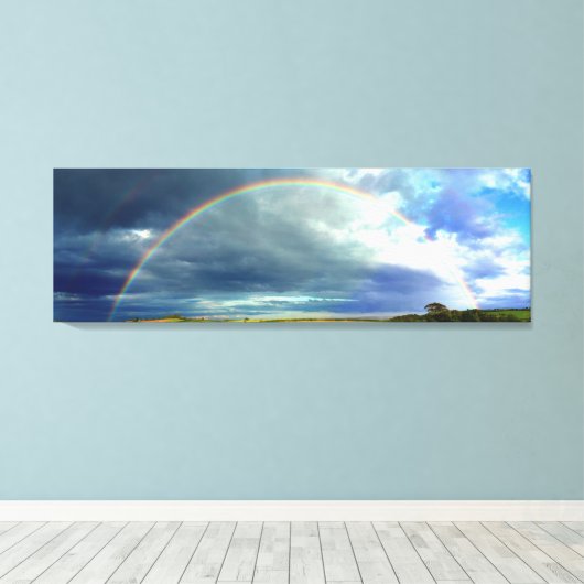 Regenboog Canvas Afdruk (Insitu (Houten vloer))