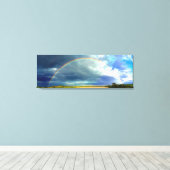 Regenboog Canvas Afdruk (Insitu (Houten vloer))