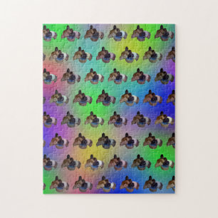 Regenboog cavia's, legpuzzel