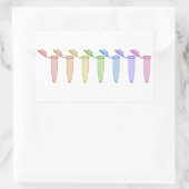 Regenboog Centrifugebuis Sticker (Tas)