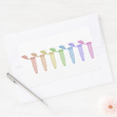 Regenboog Centrifugebuis Sticker (Envelop)