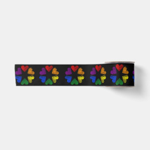 Regenboog Cirkel van Hart Liefde Homoseksuele Trot Lint