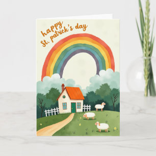 Regenboog Cottage Patroonaard Kaart