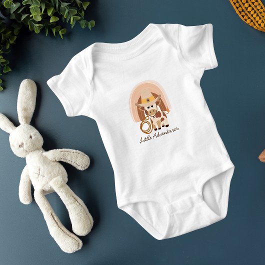 Regenboog Cowboy Kleine Avonturier Body's Romper