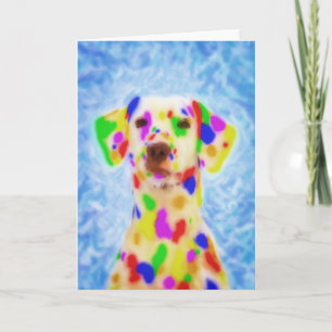 Regenboog Dalmatian Kaart