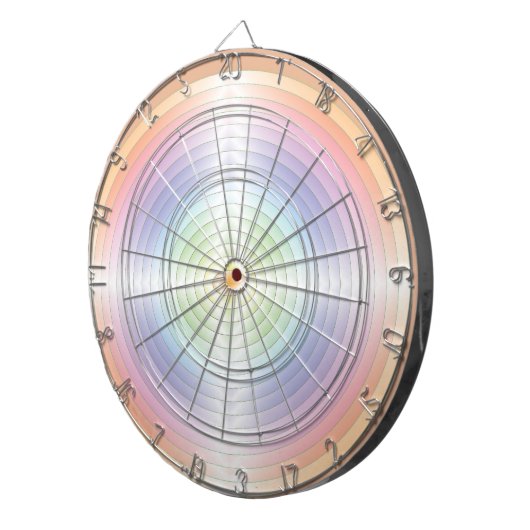 Regenboog>Dartboard Dartbord (Voorkant Rechts)