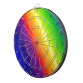 Regenboog Dartbord (Voorkant Rechts)