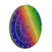 Regenboog Dartbord (Voorkant Links)