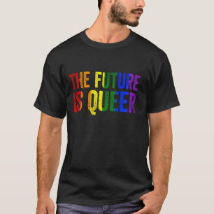 regenboog De toekomst is eer voor lesbiennes T-shirt