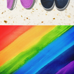 Regenboog Deurmat