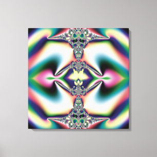 Regenboog Diamant Canvas Afdruk