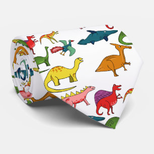 Regenboog Dinosauriërs Stropdas