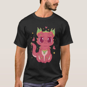 Regenboog draak met hem voor kind t-shirt