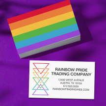 Regenboog Driehoek Bedrijfslogo Pride Evenement