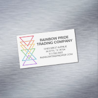 Regenboog Driehoek Logo LGBTQ Zakelijk Pride