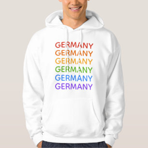 Regenboog Duitsland shirten en jassen Hoodie