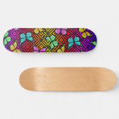 Regenboog ED Vlinders Skateboard (Horizontaal)