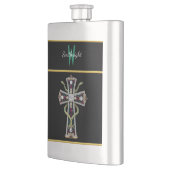 Regenboog Edelsteen Cross Broche Flacon (Links)