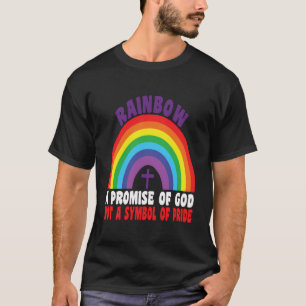 Regenboog een belofte van God geen symbool van tro T-shirt