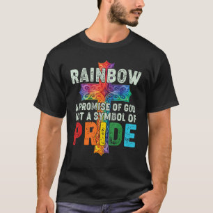 Regenboog een belofte van God geen symbool van tro T-shirt
