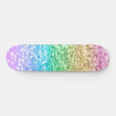 Regenboog Eenhoorn Glitter 2 (Faux Glitter) #paste Skateboard (Horizontaal)