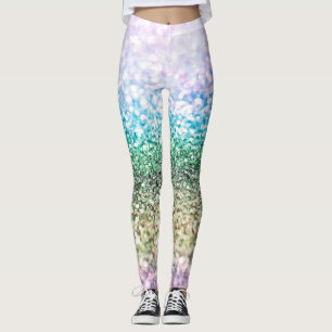 Regenboog Eenhoorn Glitter #3 (Faux Glitter) #past Leggings