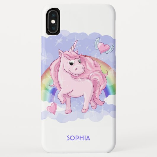 Regenboog Eenhoorn Persoonlijke Naam Case-Mate iPhone Case (Achterkant)