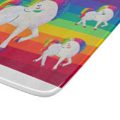 Regenboog Eenhoorns Snijplank (Hoek)
