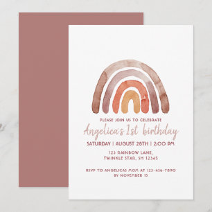 Regenboog eerste geboorte-meisje, Waterverf van de Kaart