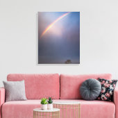 Regenboog en boomlandschap canvas afdruk (Insitu (Woonkamer))