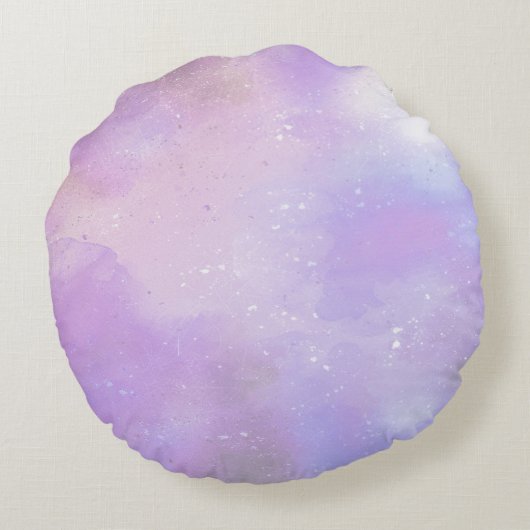 Regenboog en Eenhoorns Ontwerp Ronde Kussen (Achterkant)