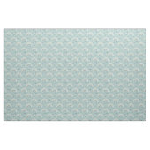 Regenboog en harten in Boho Muted Blue Pattern Stof (Yard (91,4 cm))