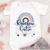 Regenboog- en hartenlassen- of padtekst romper