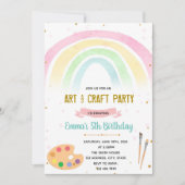 Regenboog en kunstpartij kaart (Voorkant)