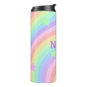 Regenboog en sterren thermosbeker (Gedraaid links)