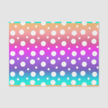 Regenboog en Witte Stippen (Ontwerp 17 Paarse Seri