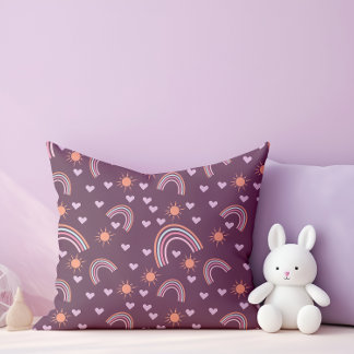 Regenboog en zon kussen