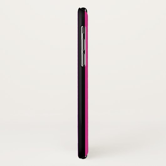 Regenboog en zwarte strepen Case-Mate iPhone case (Achterkant/links)
